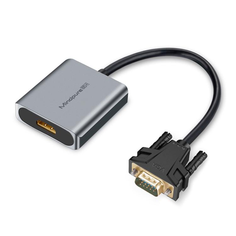 VGA To HDMI Converter For Computer Monitor Cable Adapter With Audio Power Supply, AD014 VGA To HDMI Converter For Computer Monitor Cable Adapter With Audio Power Supply, AD014